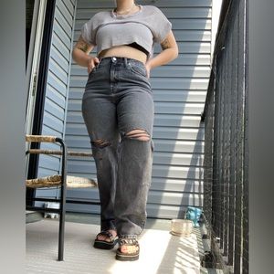 NWOT Madewell Baggy Straight Jeans